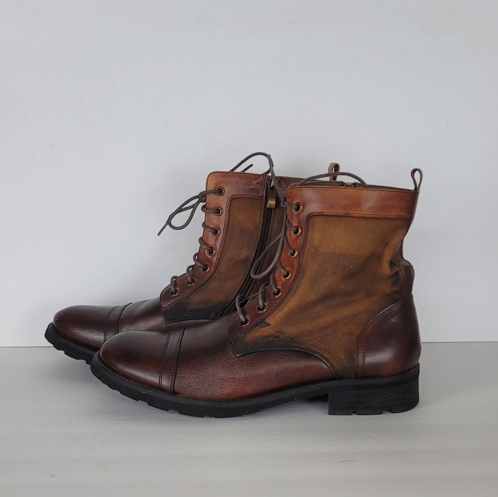 Robert Wayne Brown Leather & Suede Chukka Boots